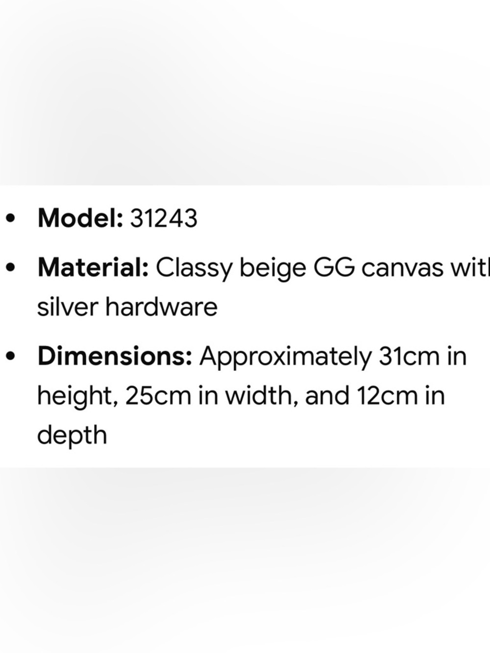 Gucci GG Eclipse Canvas Tote  Top Handles
31”H, 25”W, 12” depth. Model 31243 - Picture 13 of 13